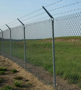 Chain mesh security fence Burnside